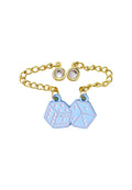 PIN SKI BLUE GAME DICES CHAINS