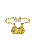 PIN YELLOW GAME DICES CHAINS