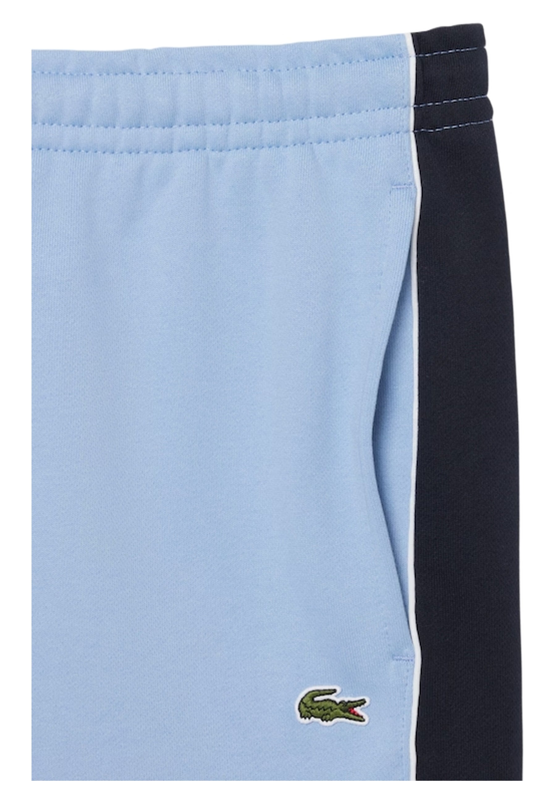 SHORT LACOSTE CELESTE COLOUR BLOCK FLEECE SHORT