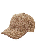CAPPELLO L/AB c/o Off-White MARRONE JACQUARD CURVED BRIM CANVAS CAP
