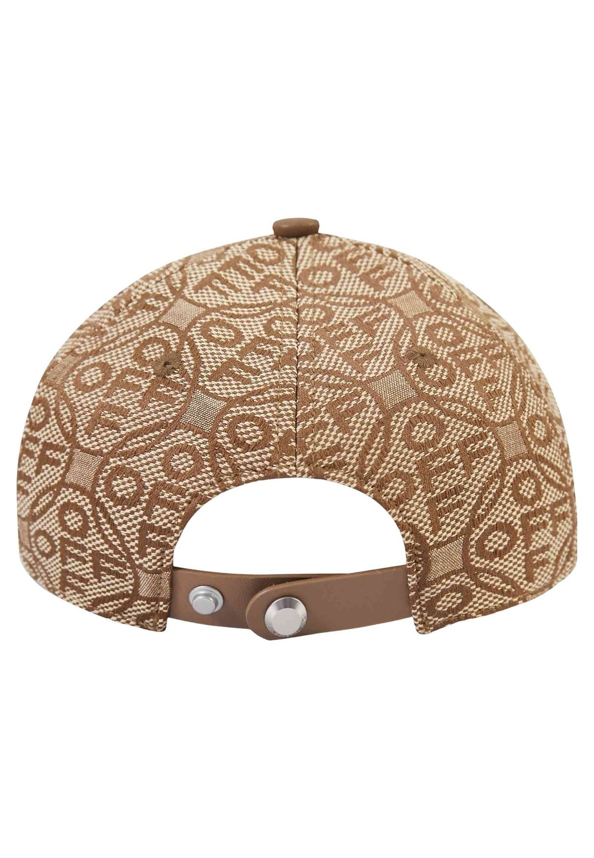 GORRA L/AB c/o Off-White MARRÓN JACQUARD CURVED BRIM CANVAS CAP