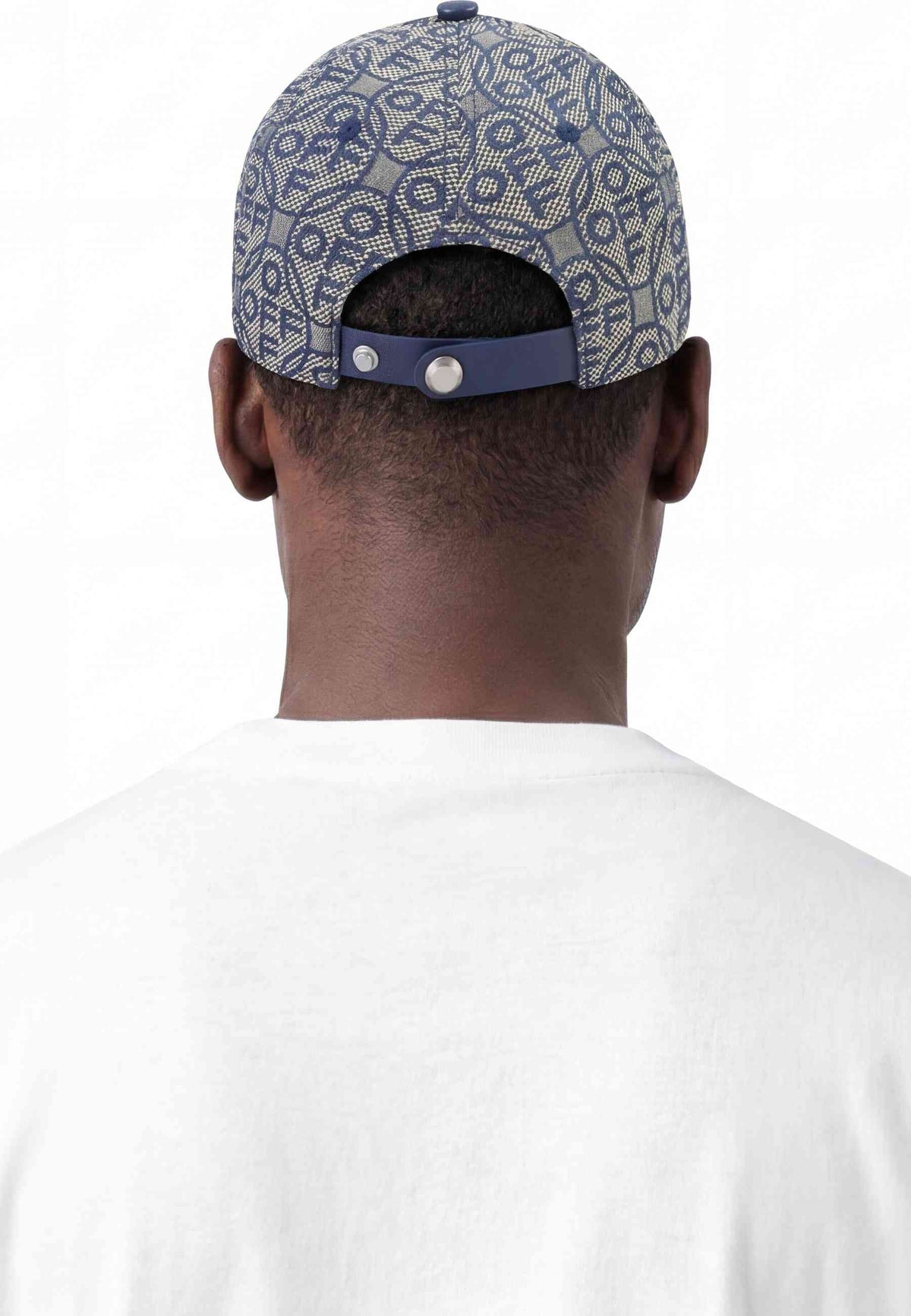 CAPPELLO L/AB c/o Off-White BEIGE JACQUARD CURVED BRIM CANVAS CAP