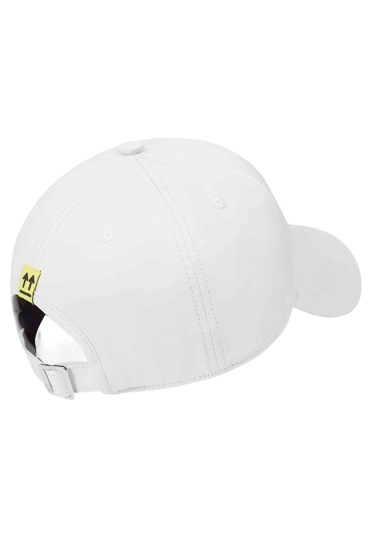 gorra L/AB c/o Off-White Embroidered Curved Brim Twill Cap blanca - vista 3