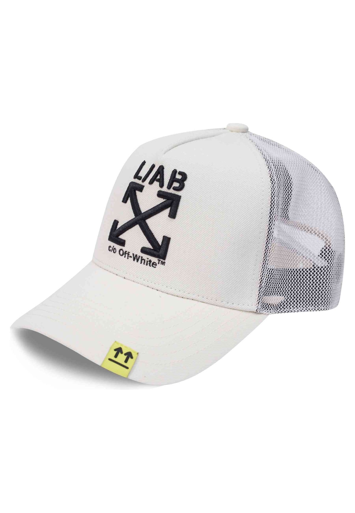 GORRA L/AB c/o Off-White BEIGE CLAMP ARROWS CURVED BRIM TRUCKER CAP