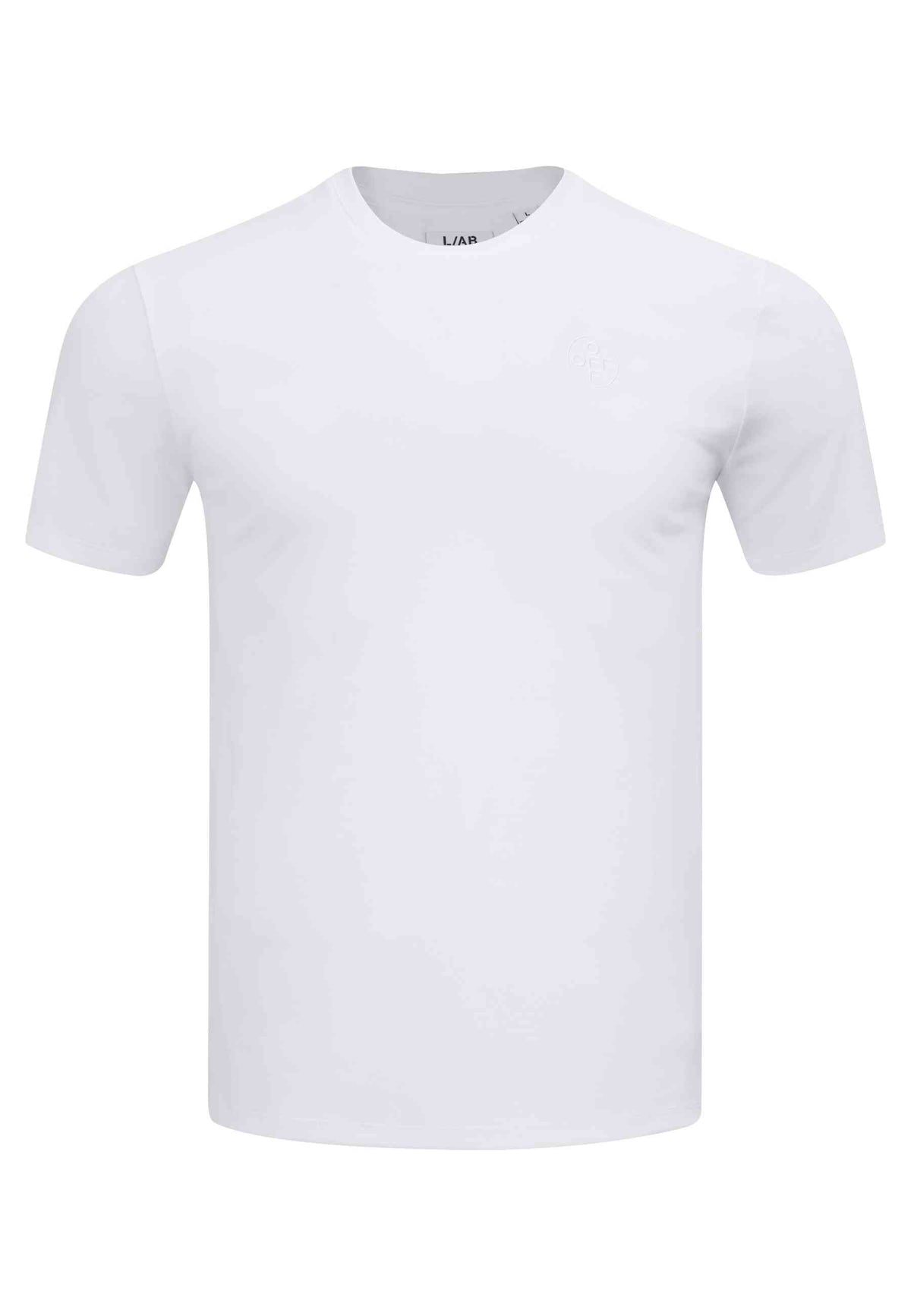 L/AB c/o Off-White WEISSES CHEST LOGO CLASSIC CREW UNDERSHIRT T-SHIRT