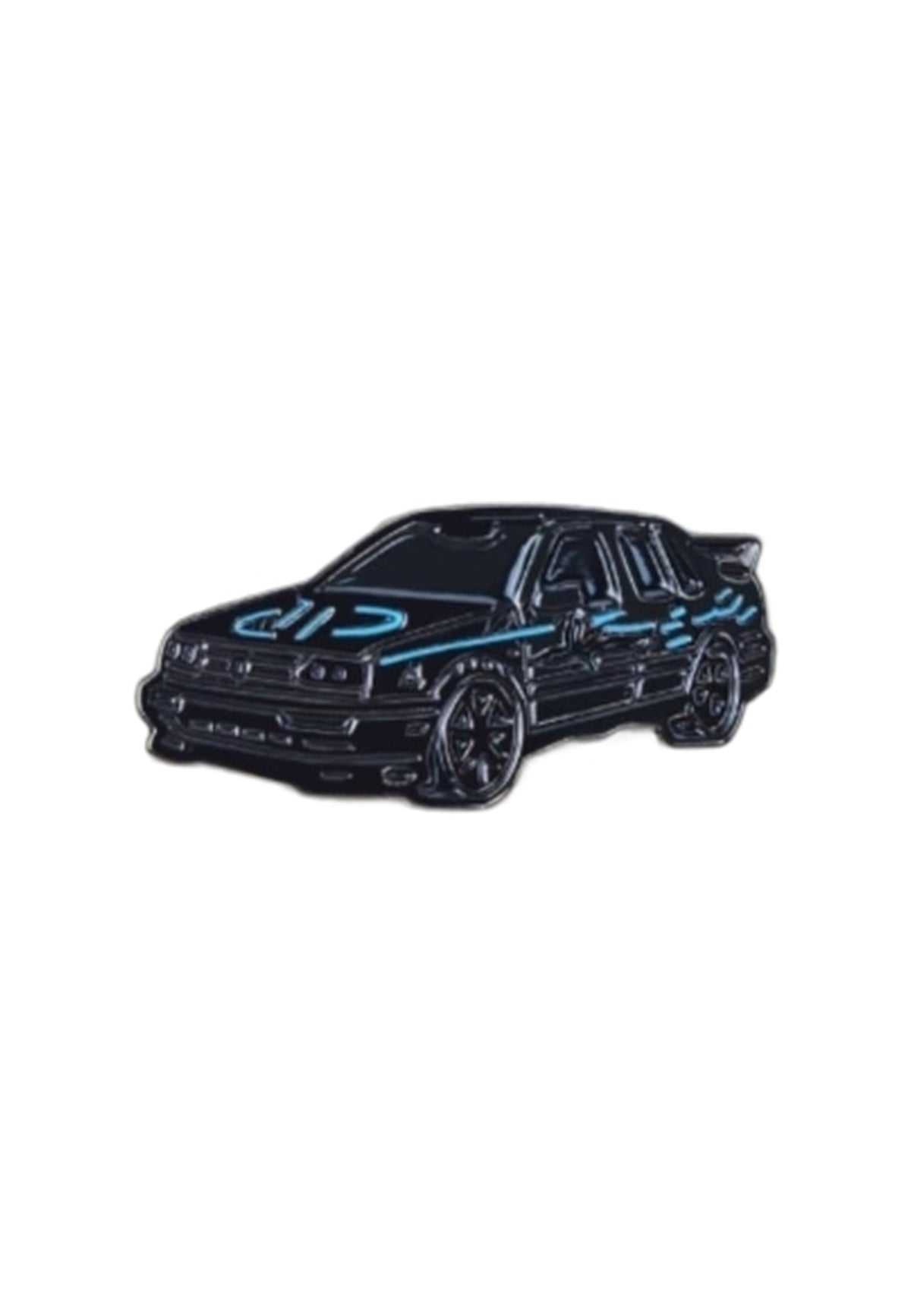 PIN BLACK SPORT CAR
