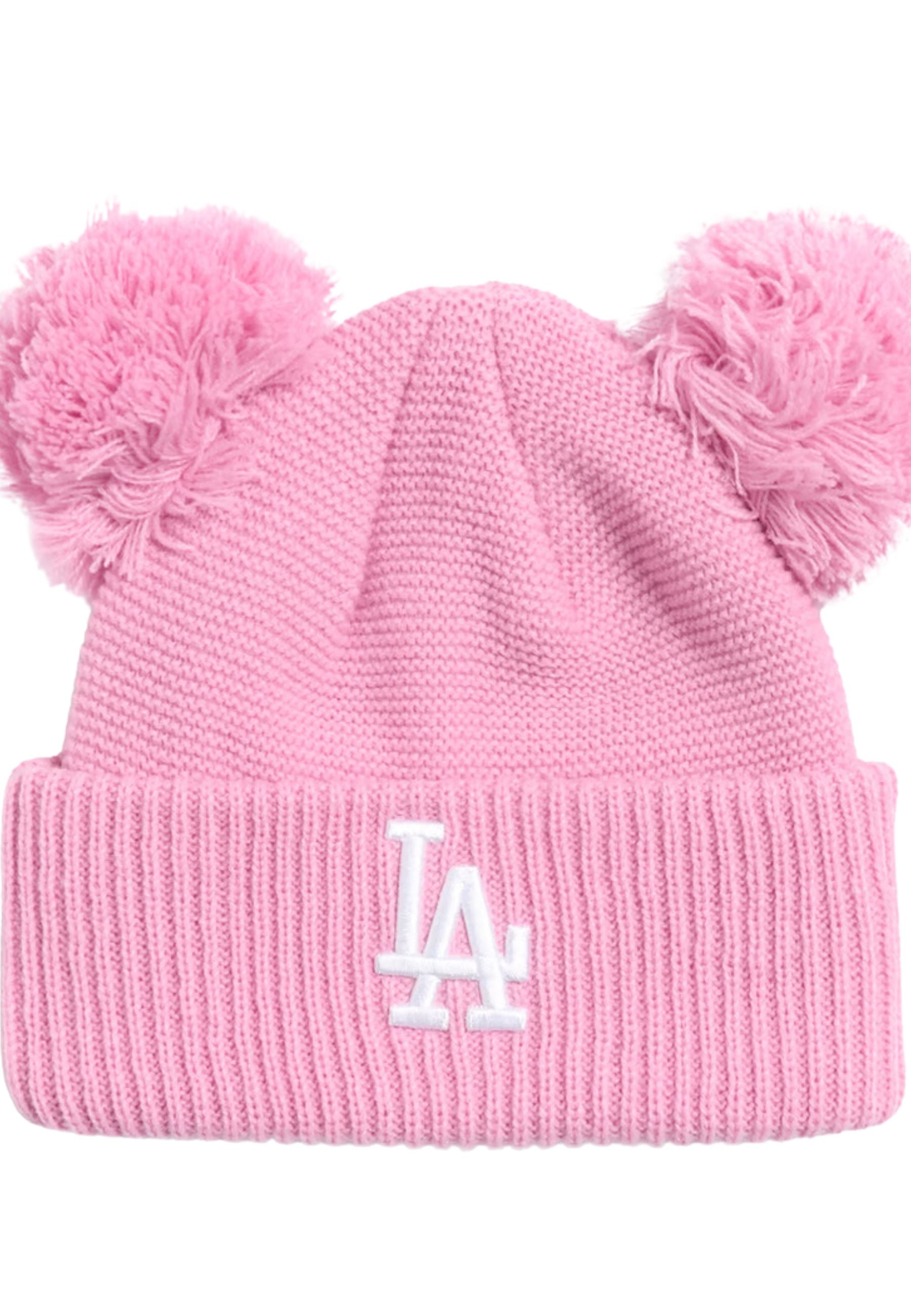 GORRO NEW ERA ROSA DODGERS WMNS DOUBLE POM BEANIE LOSDOD