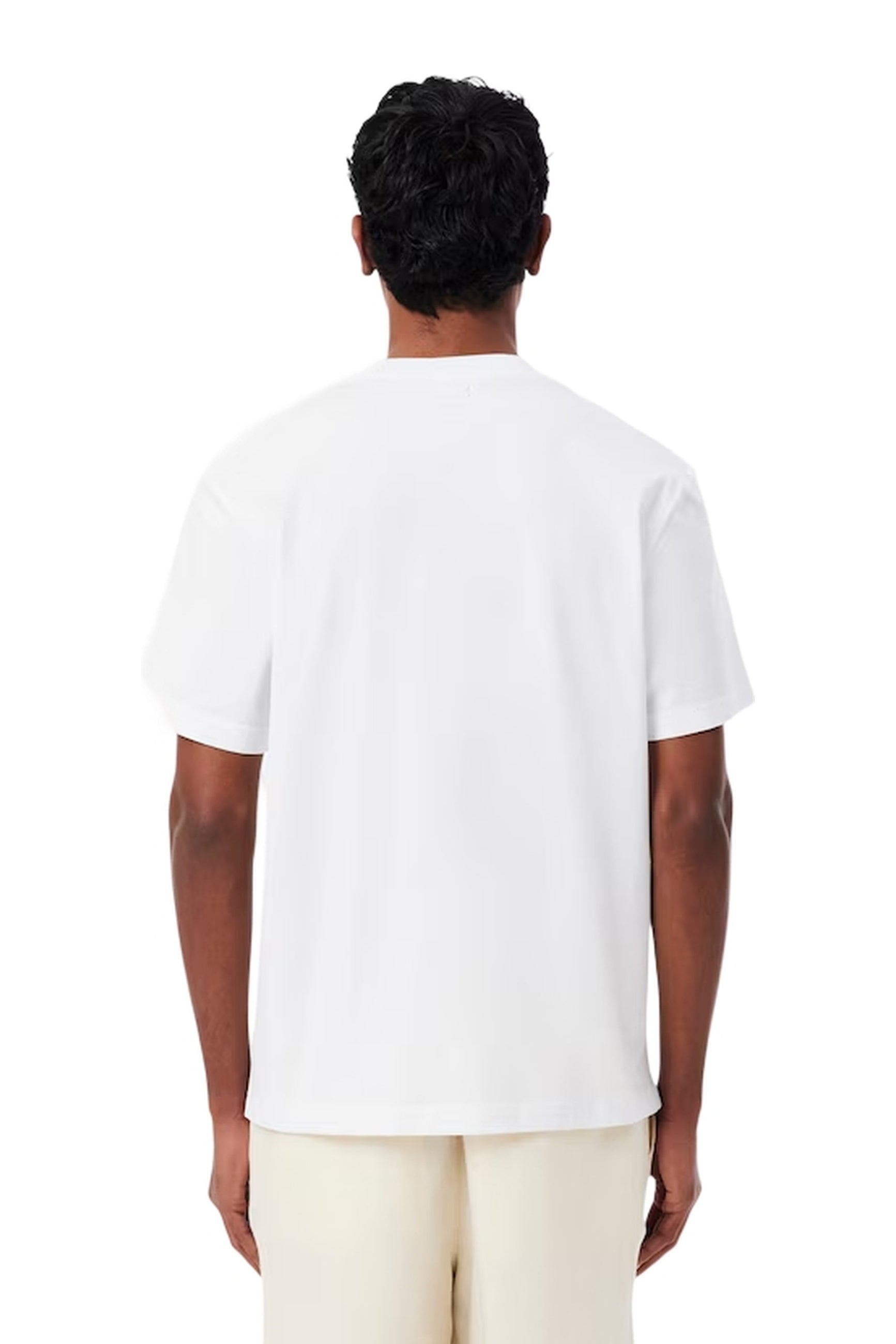 CAMISETA LACOSTE BLANCA CHEST LOGO TEE