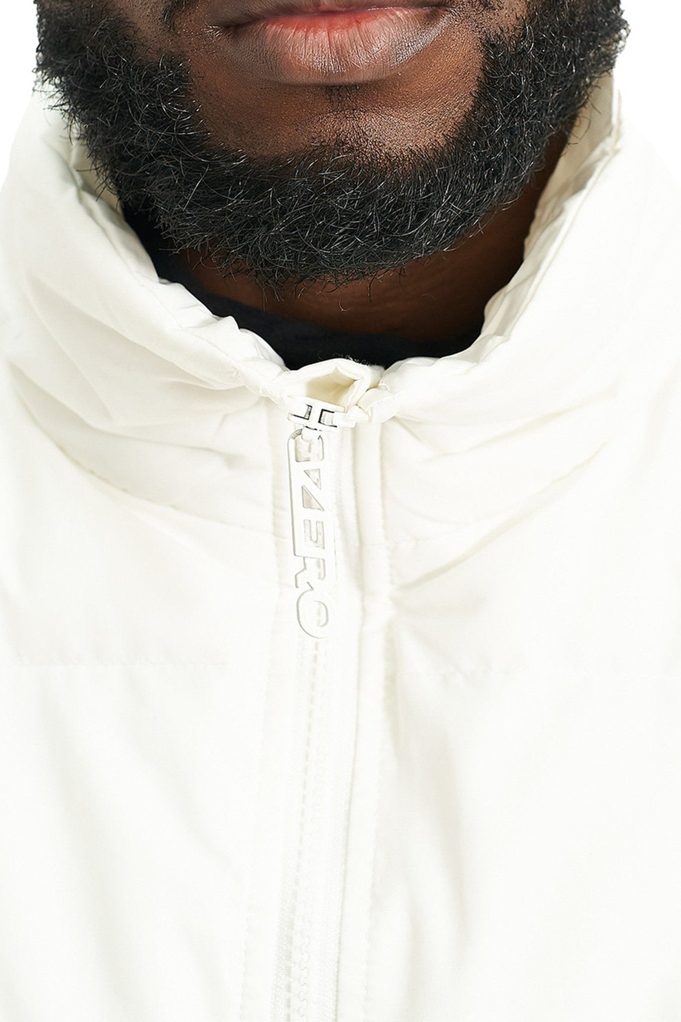ABRIGO BLANCO 3D EMBOSSED PUFFY JACKET - AREA ZERO