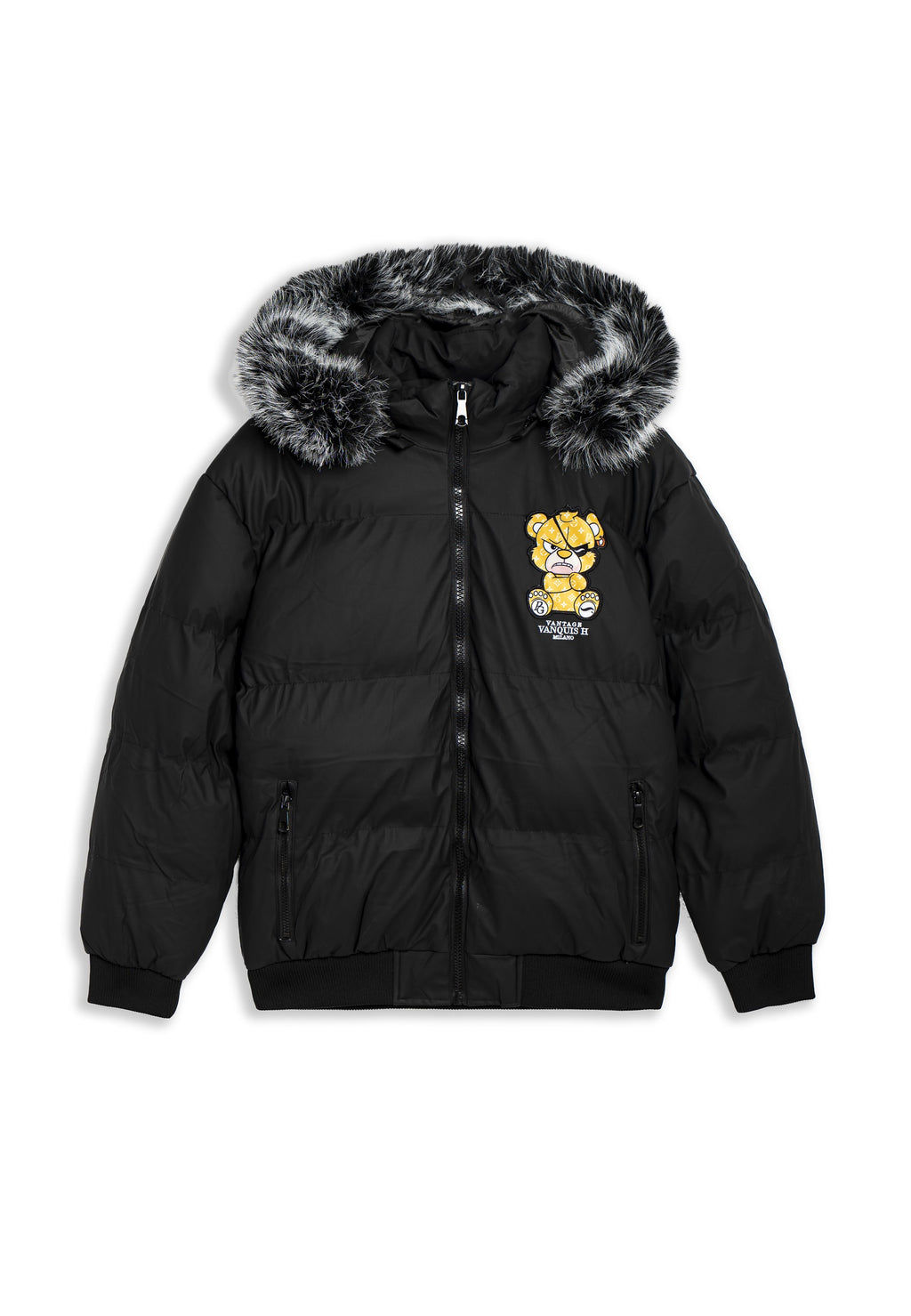 CAZADORA AREA ZERO NEGRA/AMARILLA PIRATE BEAR COACH JACKET