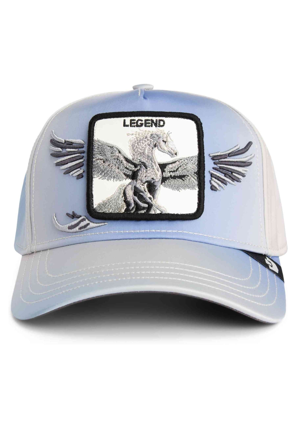 GORRA GOORIN BLANCA/ AZUL PEGASO FLARE UP TRUCKER CAP