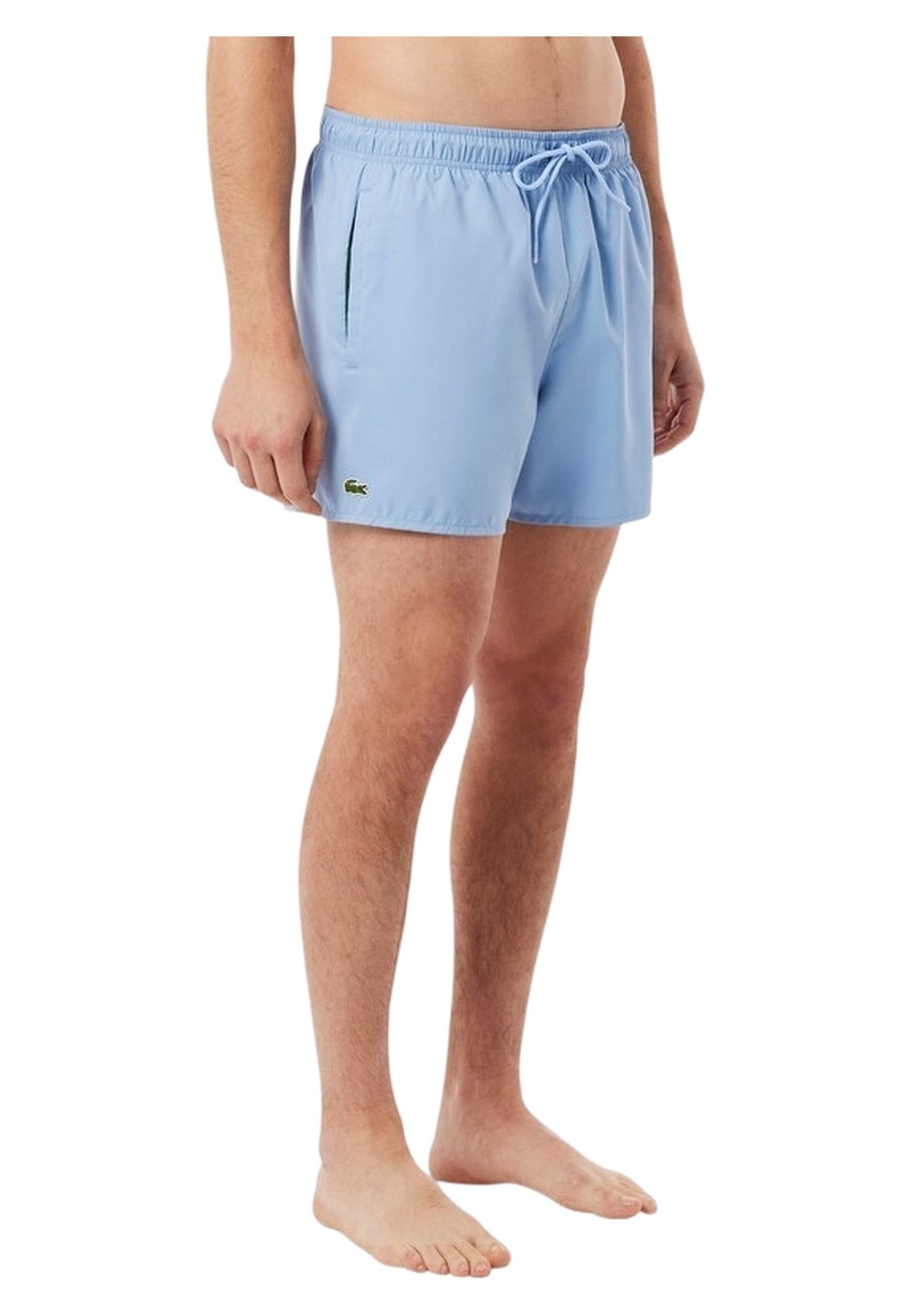 BAÑADOR LACOSTE CELESTE FAST DRY SMALL LOGO SWIMSHORT