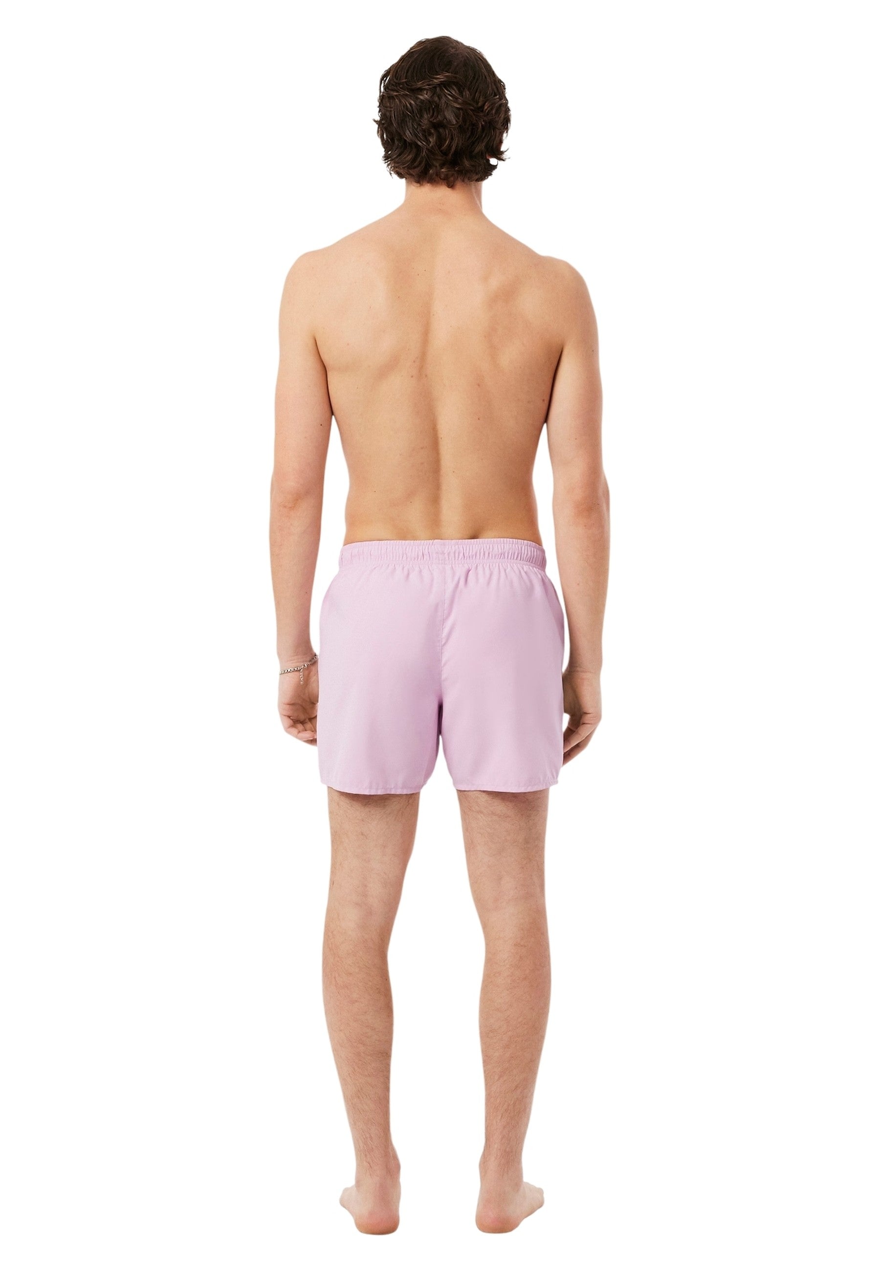 BAÑADOR LACOSTE ROSA ESSENTIAL SWIMSHORT