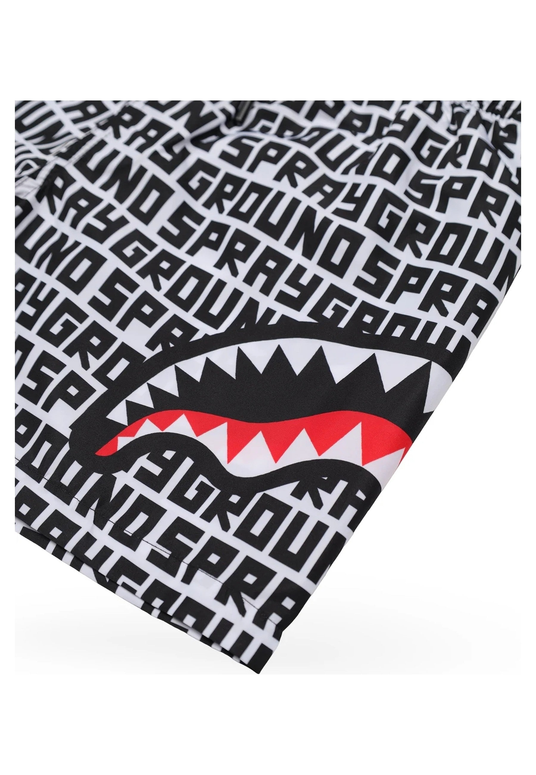 BAÑADOR SPRAYGROUND BLANCO LETRAS SHARK CENTRAL INFINITY SWIM TRUNKS