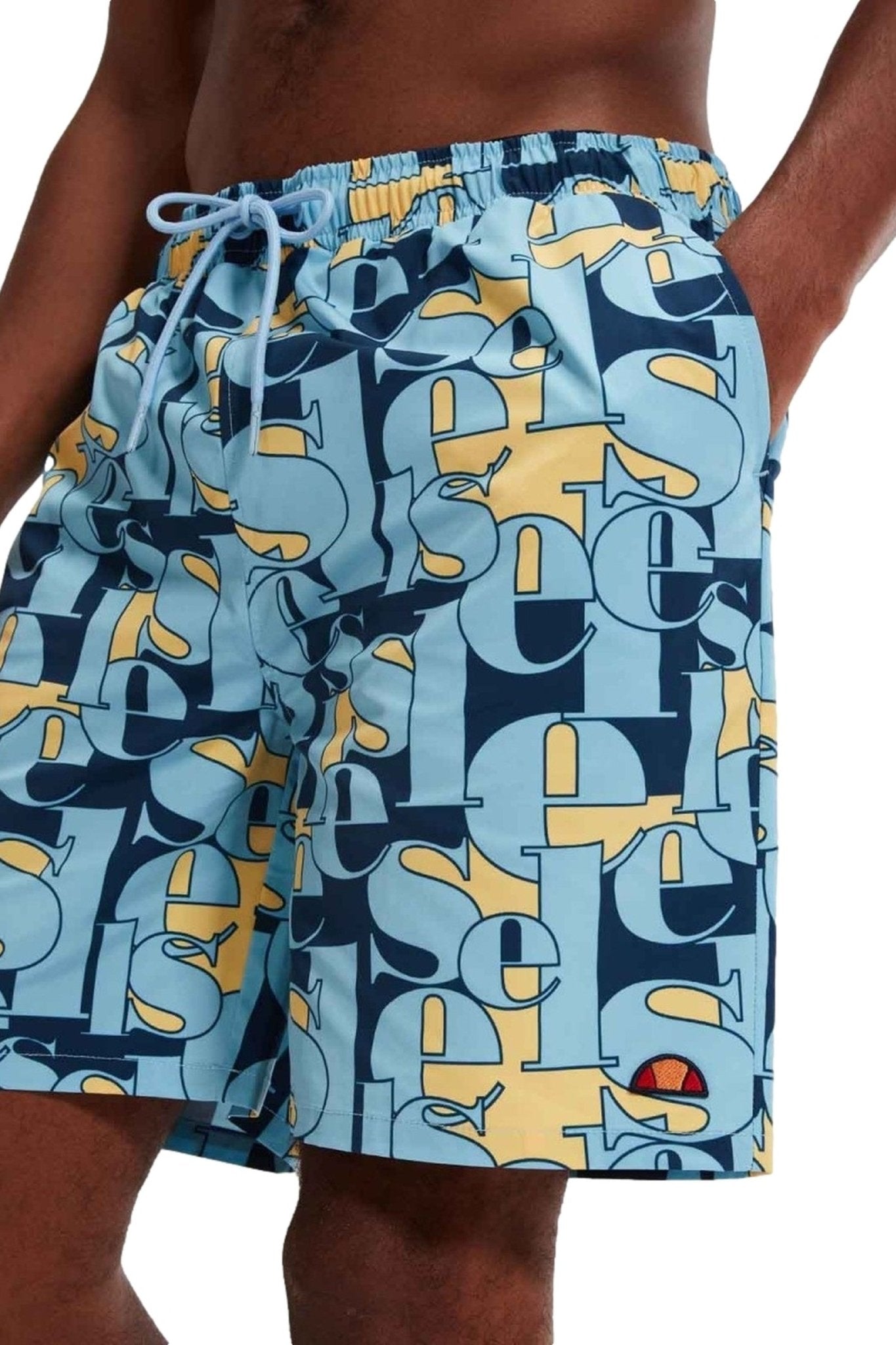 BAÑADOR ELLESSE CELESTE LETRAS DARRALL SWIM SHORT - AREA ZERO