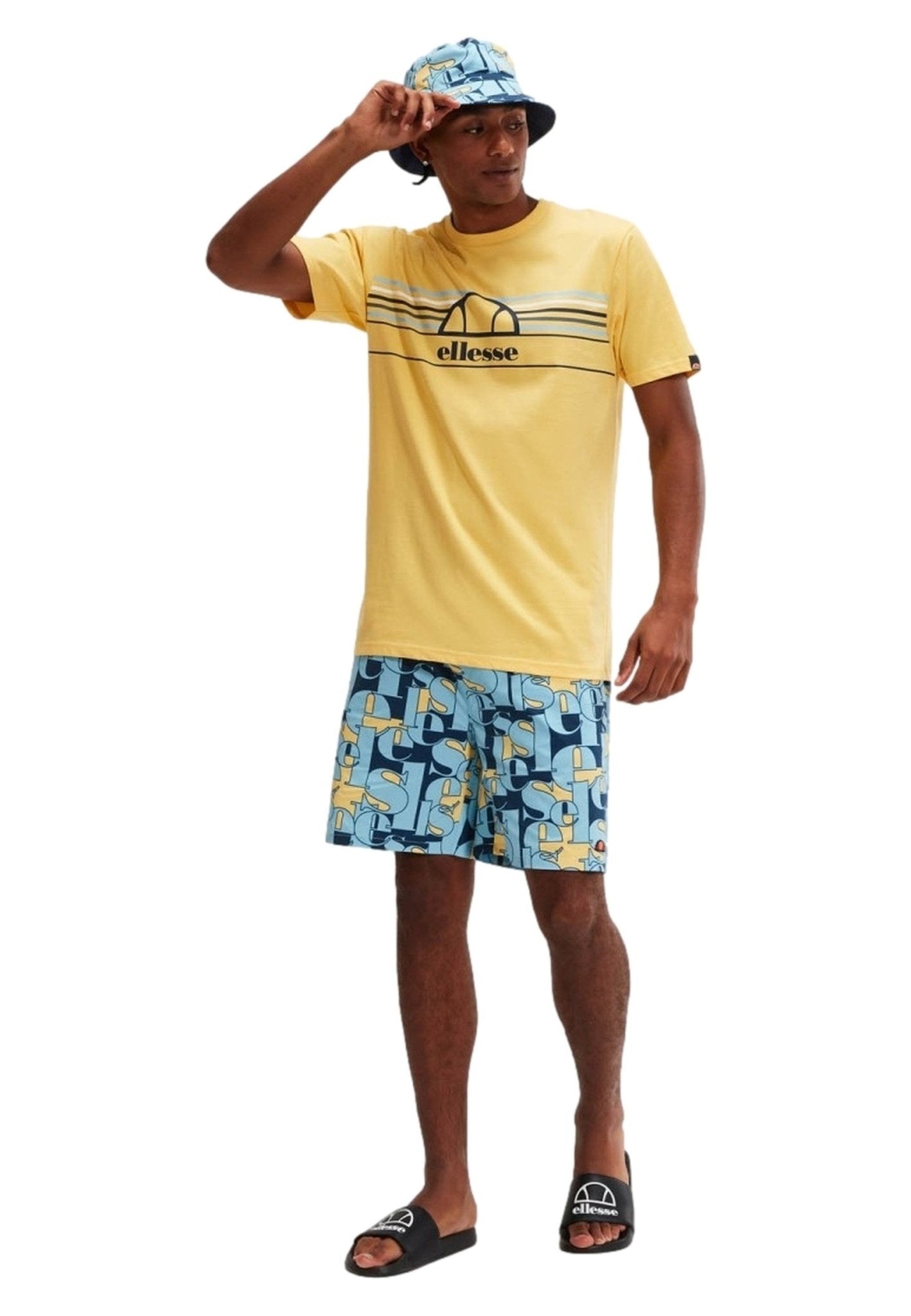 BAÑADOR ELLESSE CELESTE LETRAS DARRALL SWIM SHORT - AREA ZERO