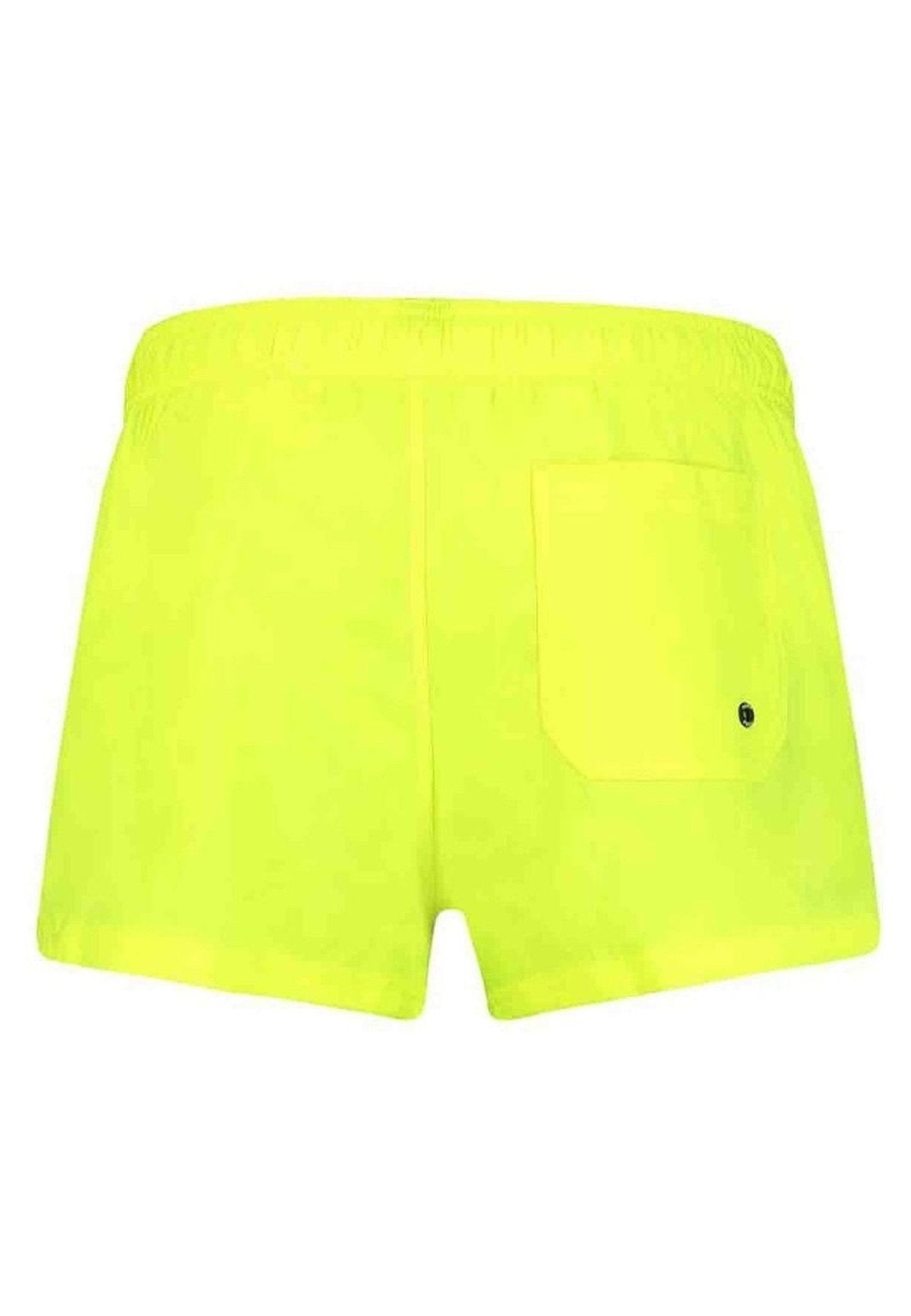 BAÑADOR PUMA AMARILLO FLUOR LOGO ESTAMPADO PIERNA - AREA ZERO