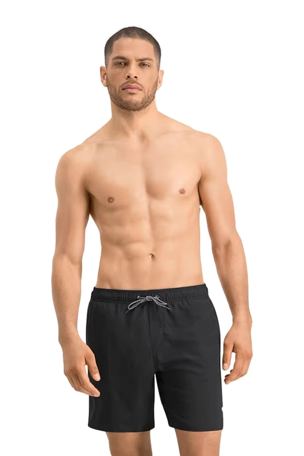 BAÑADOR PUMA NEGRO LOGO ESTAMPADO PIERNA - AREA ZERO