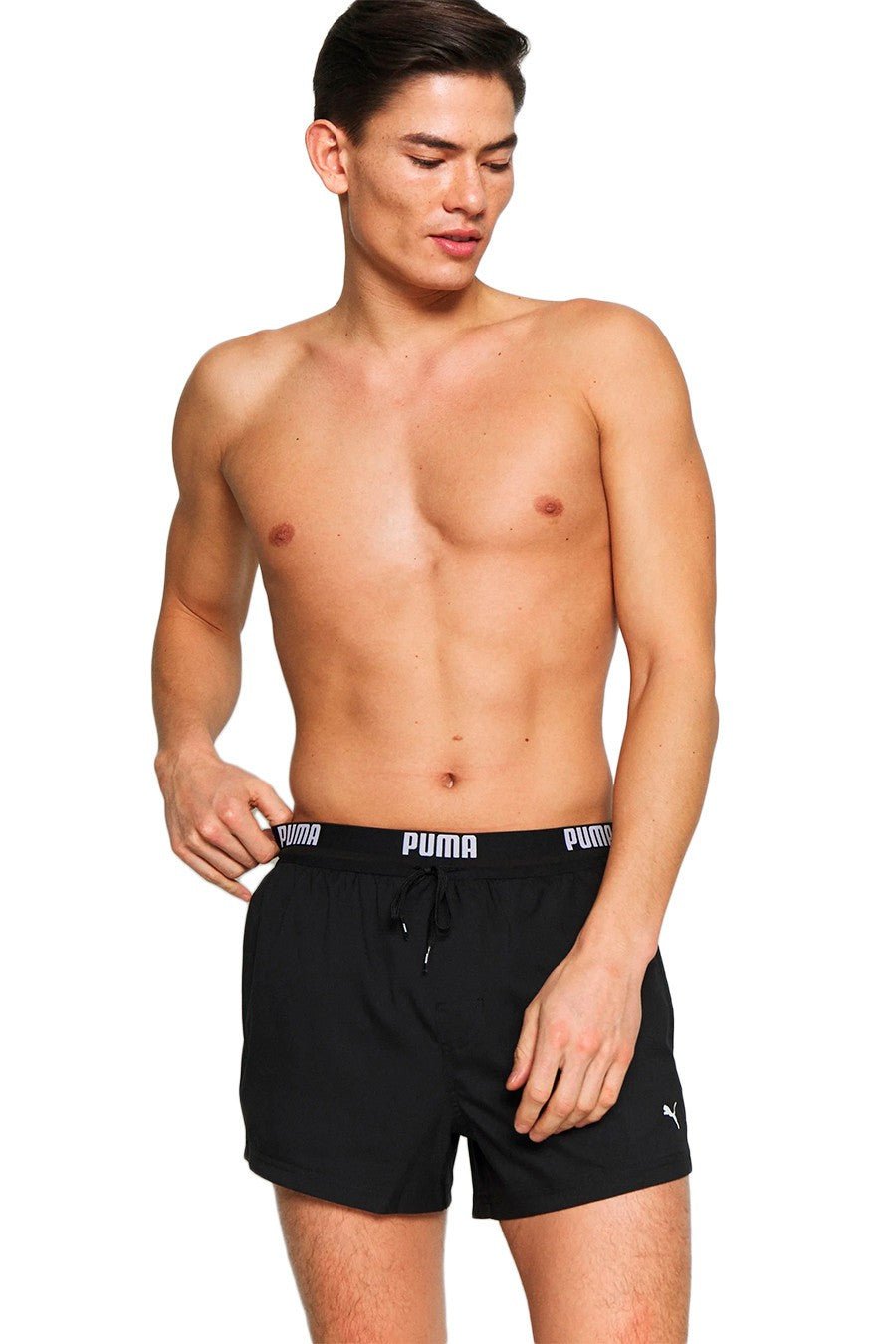 BAÑADOR PUMA NEGRO LOGO SWIMSHORT - AREA ZERO