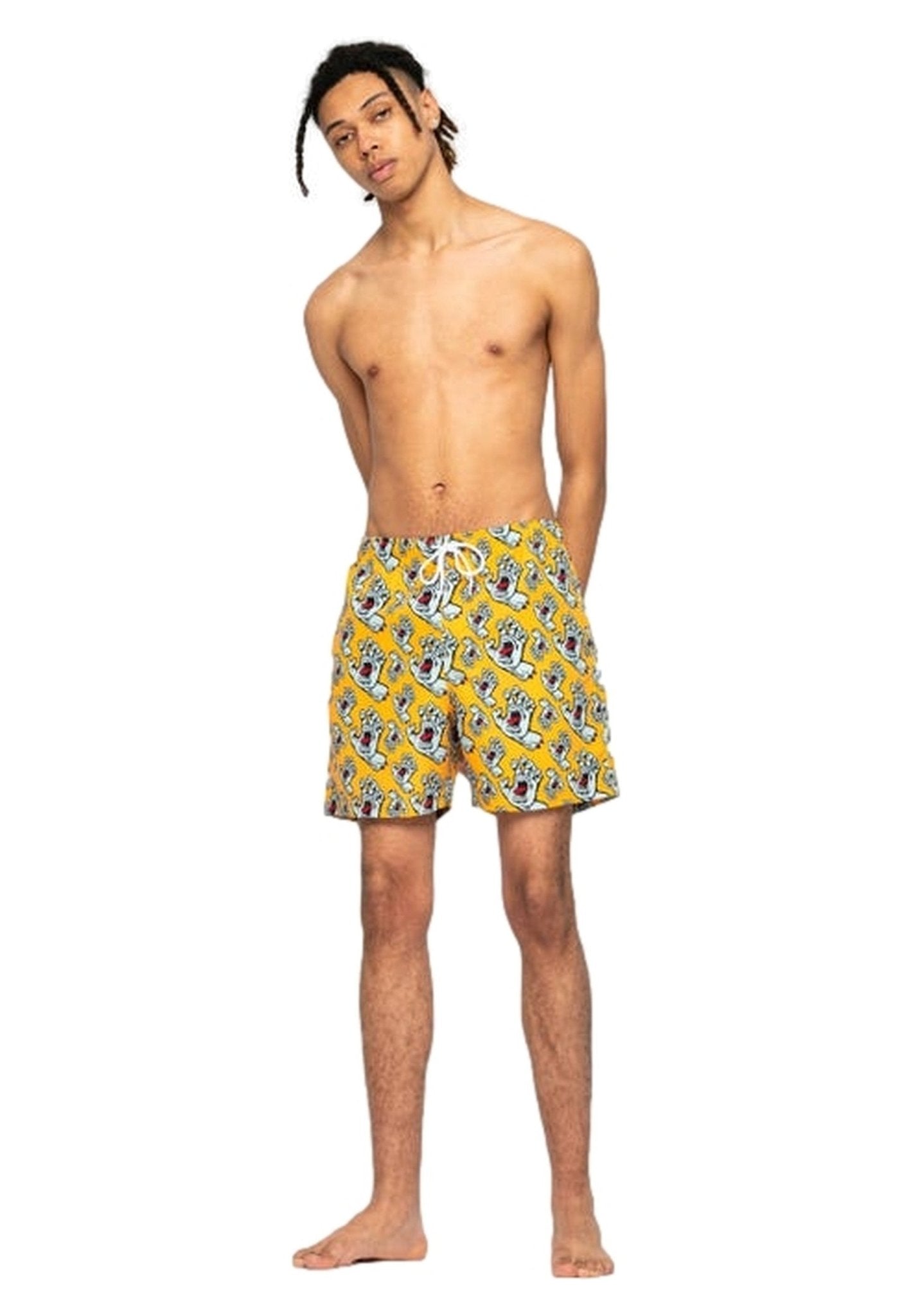 BAÑADOR SANTA CRUZ MOSTAZA HANDS ALL OVER - AREA ZERO