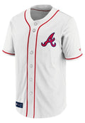 BEISBOLERA FANATICS BLANCA ATLANTA BRAVES MLB JERSEY