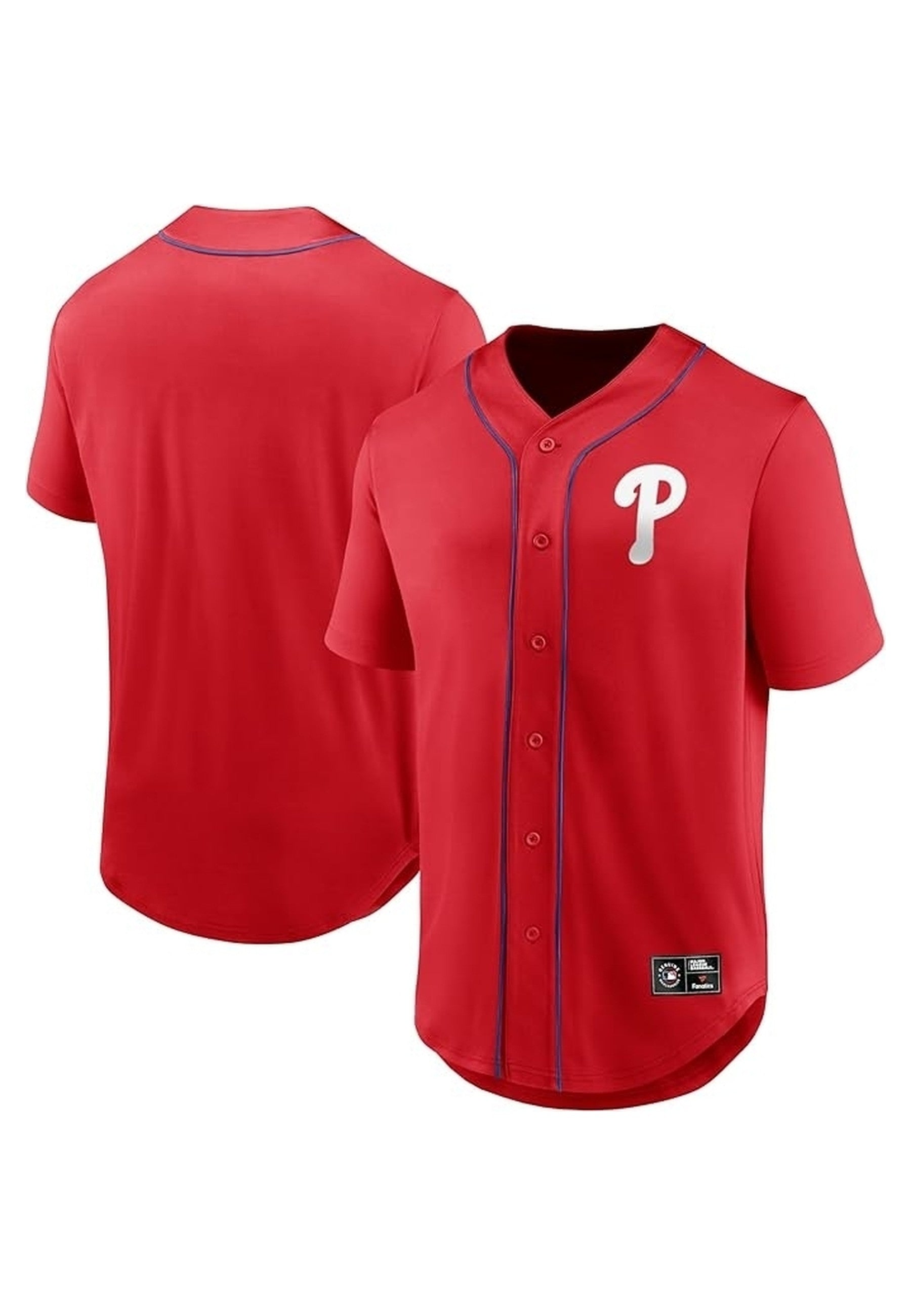 BEISBOLERA FANATICS ROJA PHILADELPHIA PHILLIES MLB JERSEY