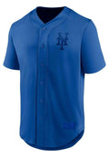 BEISBOLERA FANATICS ROYAL NEW YORK METS TONED LOGO JERSEY