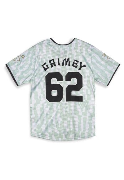 BEISBOLERA GRIMEY BLANCA LUCKY DRAGON MESH BASEBALL JERSEY - AREA ZERO
