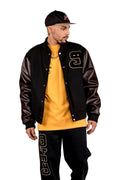 BEISBOLERA GRIMEY NEGRA LUST MANTRA WOOL BASEBALL JACKET