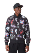 BEISBOLERA NEW ERA NEGRA AOP TEAM LOGO BOMBER NBAALL