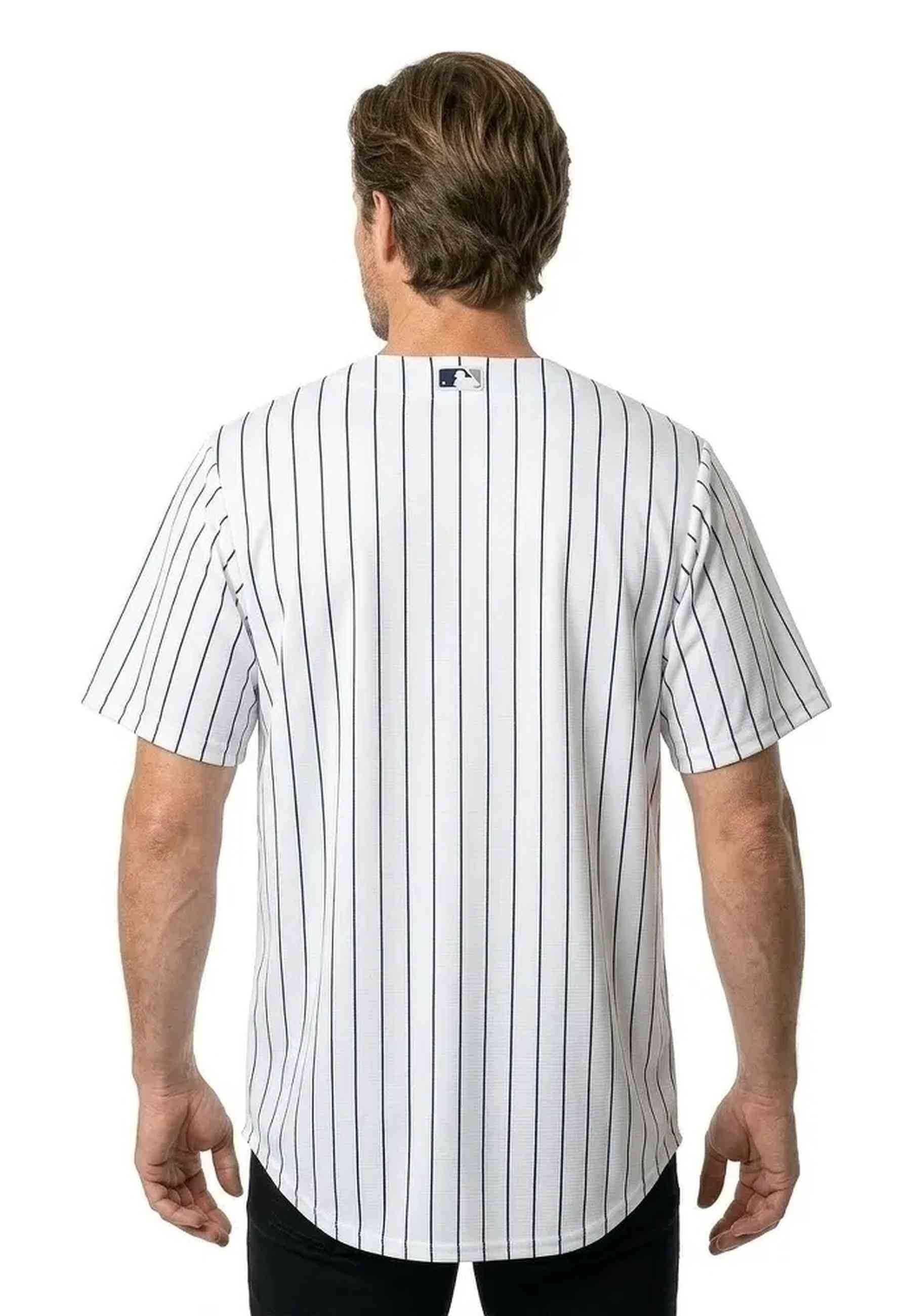 BEISBOLERA NIKE BLANCA NEW YORK YANKEES STRIPES SHIRT