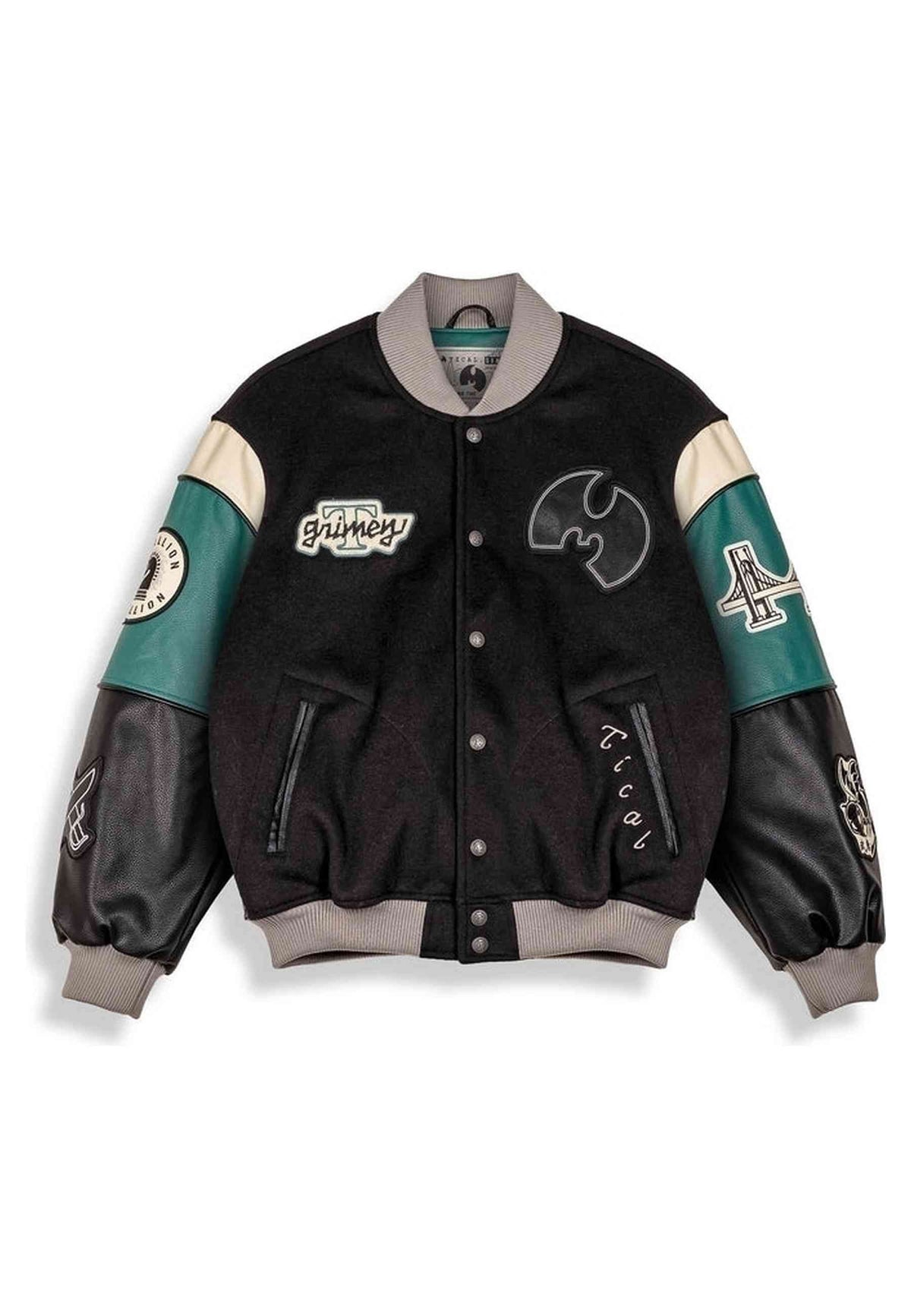 GIUBBOTTO TICAL X GRIMEY NERO BASEBALL JACKET