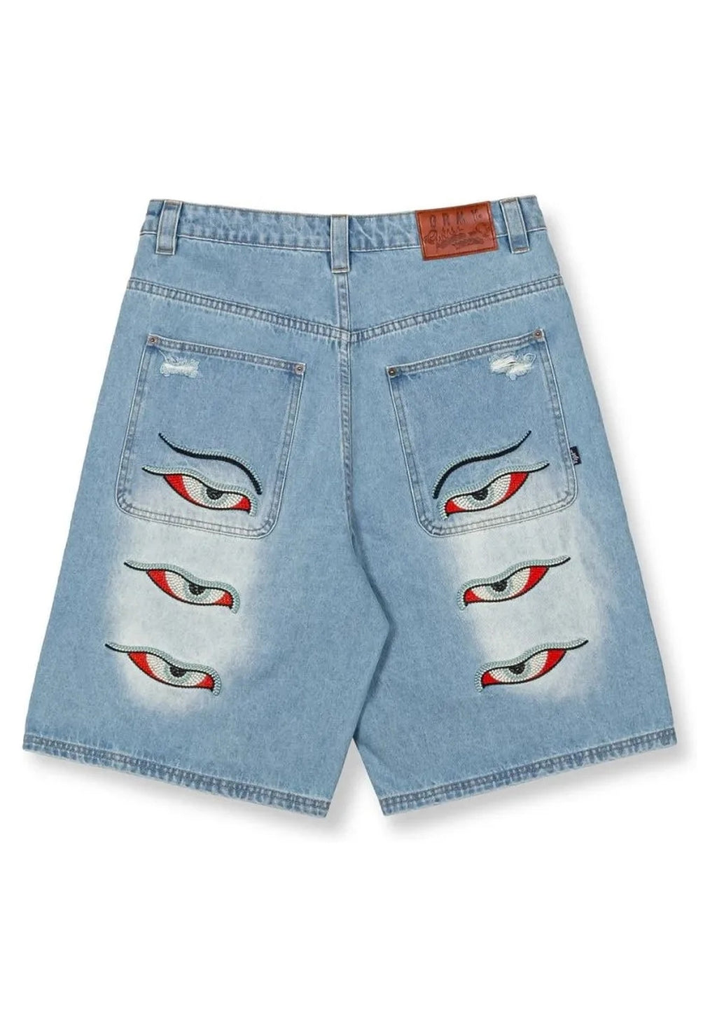 BERMUDA GRIMEY STW GASTADA PEACE WITHIN BAGGY DENIM SHORTS