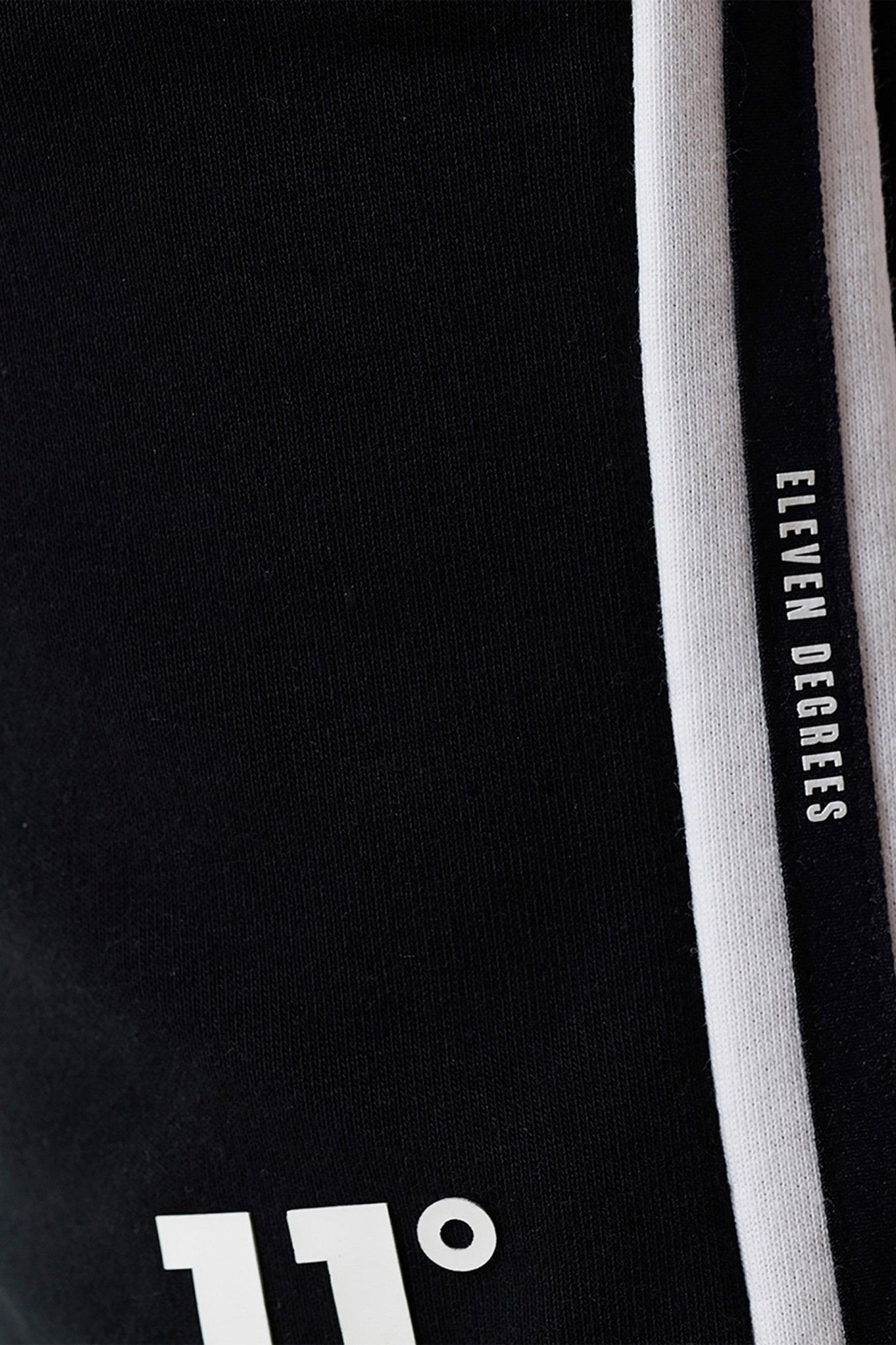 BERMUDA 11 DEGREES NEGRA COLOUR BLOCK TAPED SWEAT SHORT - AREA ZERO