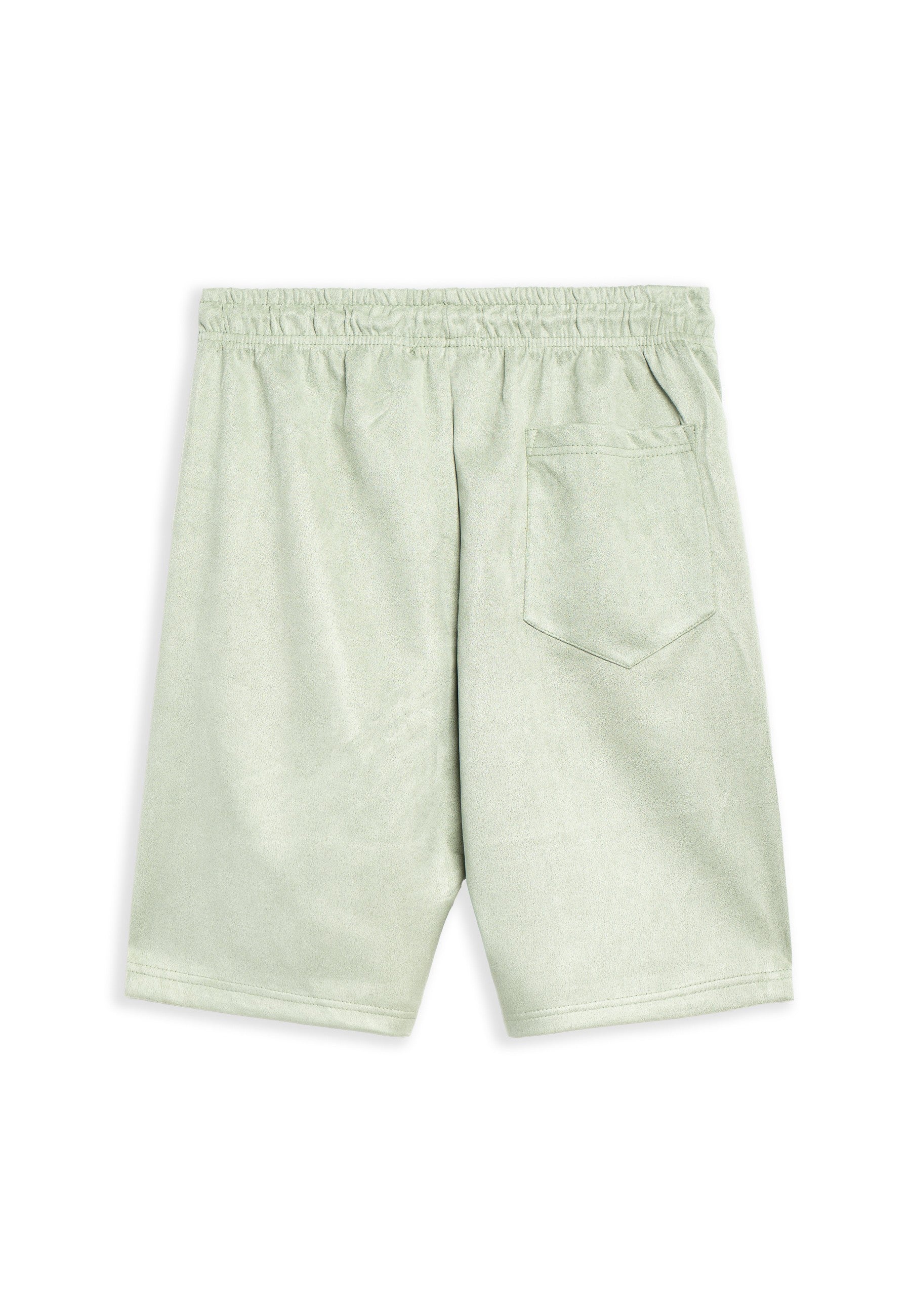 BERMUDA AREA ZERO VERDE LOS ANGELES SUEDE SHORT