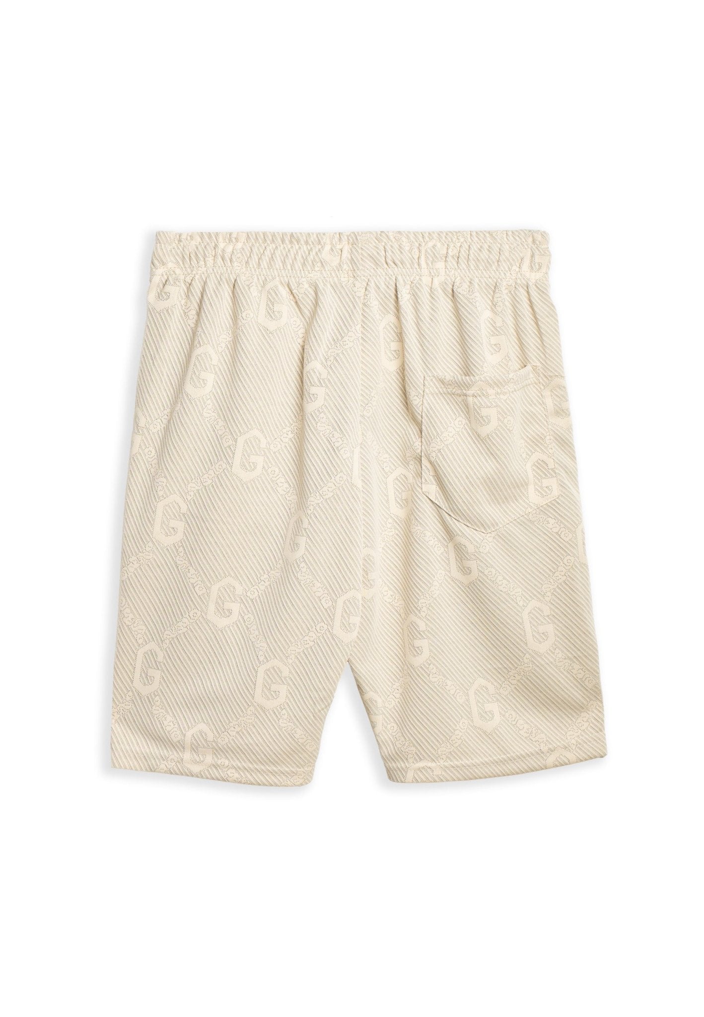 BERMUDA BEIGE G PRINT SHORT - AREA ZERO