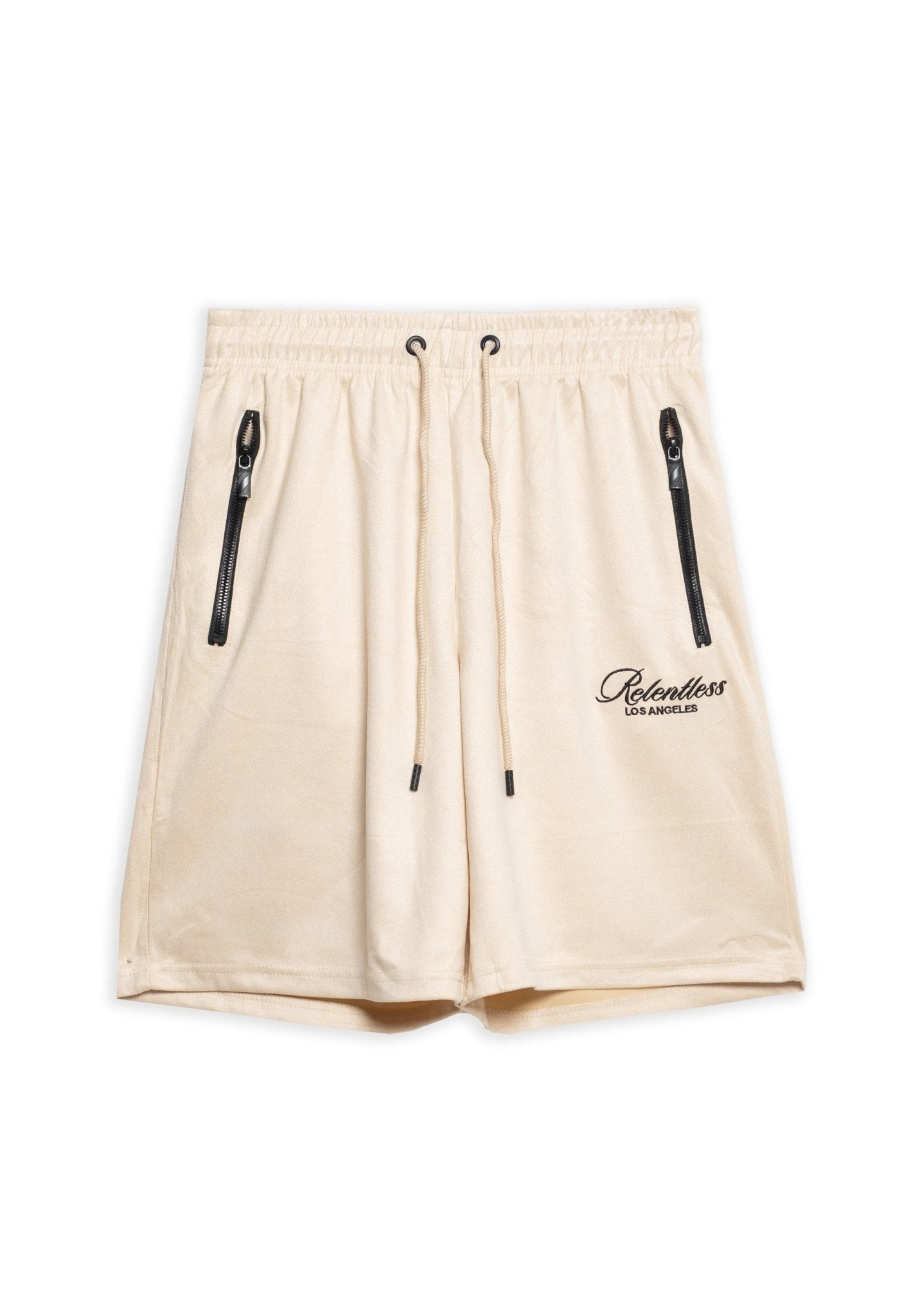 BERMUDA BEIGE RELENTLESS OVERSIZED SHORT - AREA ZERO