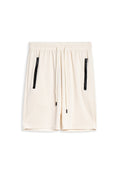 BERMUDA  BEIGE STRIPPED SHORT