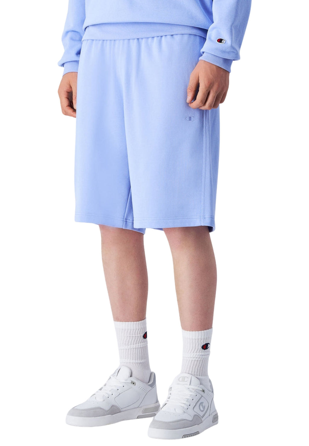 BERMUDA CHAMPION AZUL SMALL LOGO LONG MENS SHORT