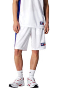 BERMUDA CHAMPION BLANCA BASKET USA LOGO SHORT