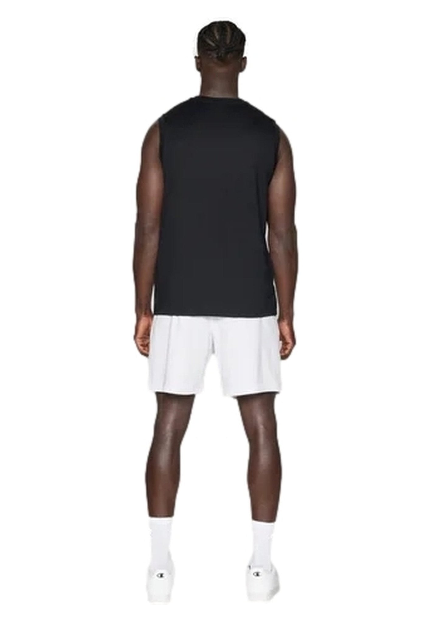 BERMUDA CHAMPION BLANCA FRENCH TERRY SMALL LEGACY LOGO SHORT - AREA ZERO