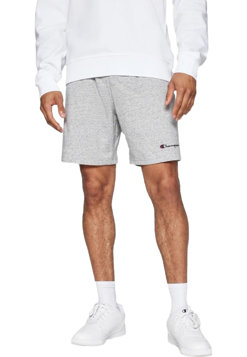 BERMUDA CHAMPION GRIS FRENCH TERRY SMALL LEGACY LOGO SHORT - AREA ZERO
