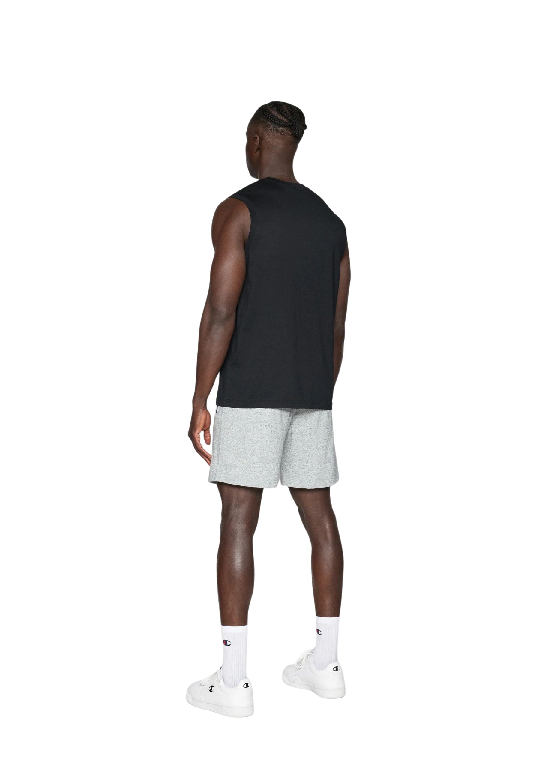 BERMUDA CHAMPION GRIS ICONS LOGO JERSEY SHORT