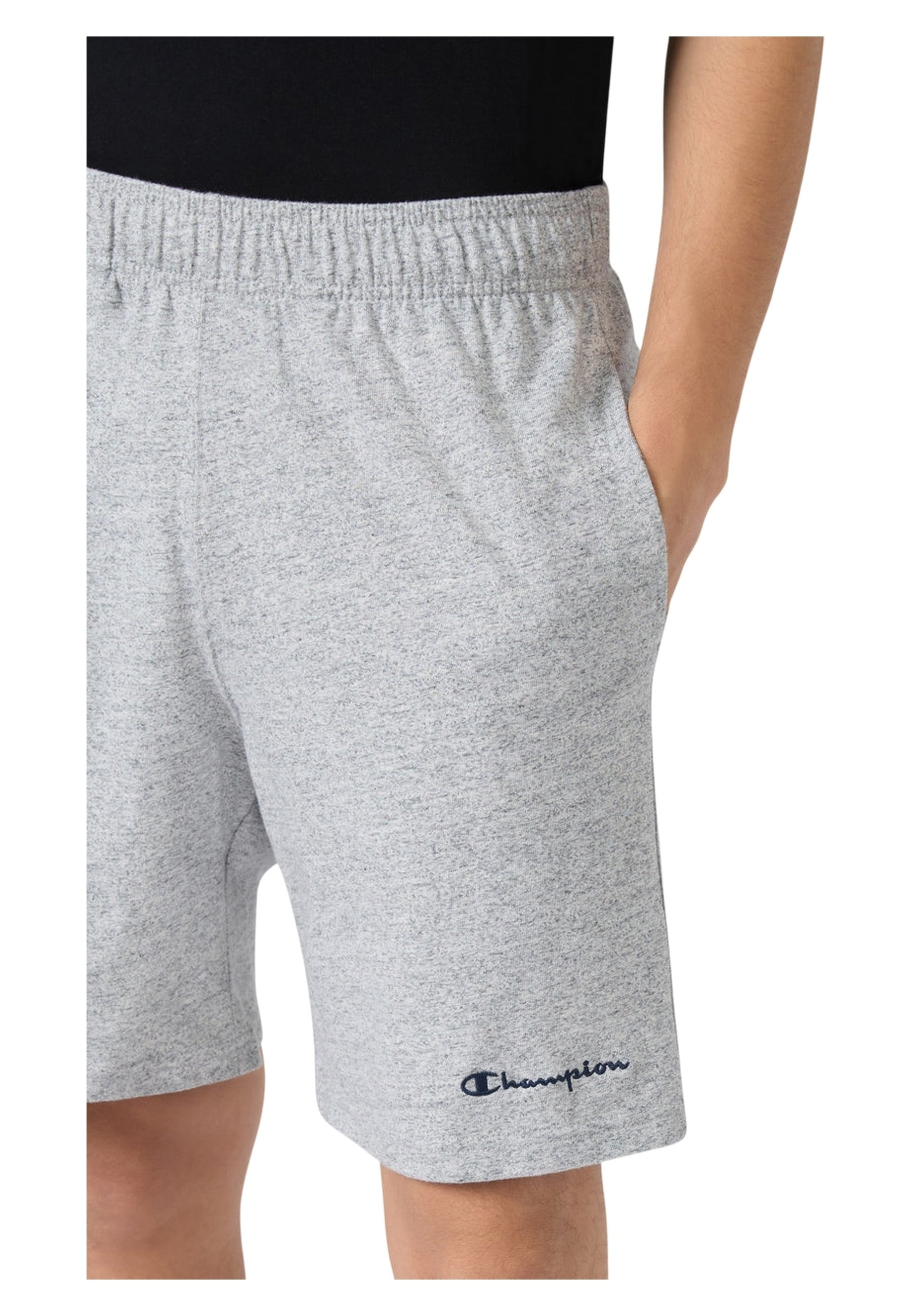 BERMUDA CHAMPION GRIS SIMPLE LOGO JERSEY SHORT