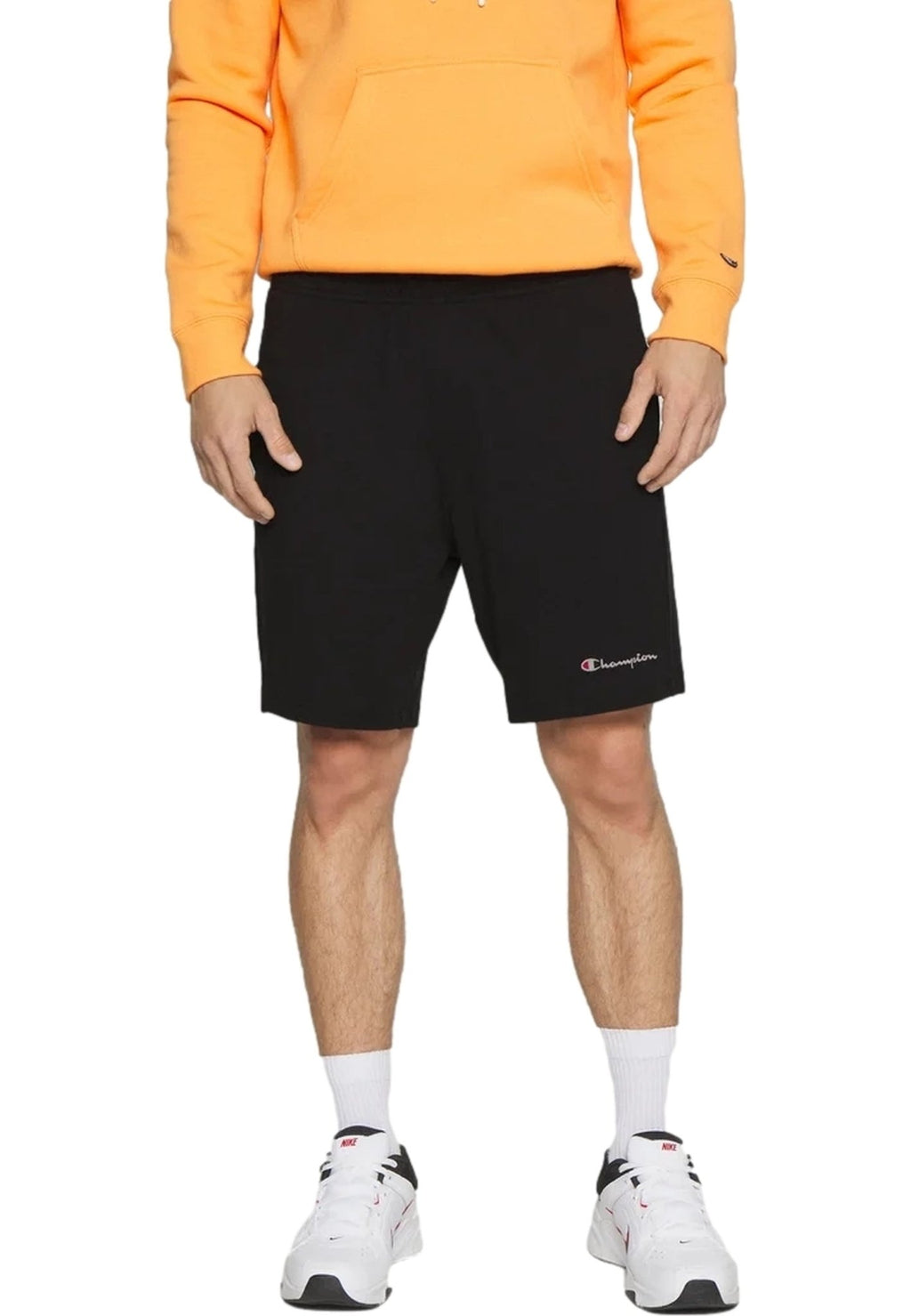 BERMUDA CHAMPION NEGRA FRENCH TERRY SMALL LEGACY LOGO SHORT - AREA ZERO