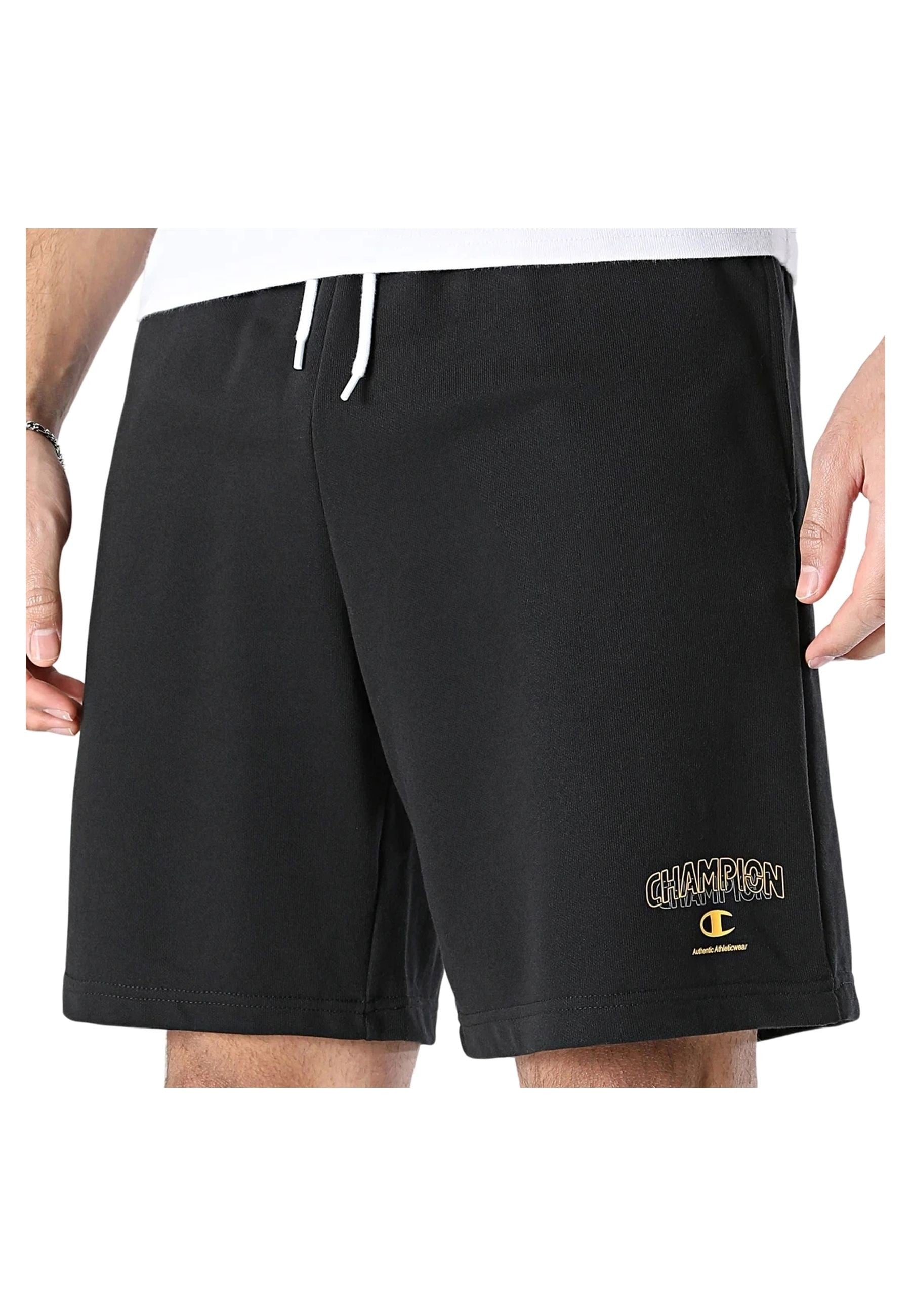 BERMUDA CHAMPION NEGRA ICONS GRAPHIC SHORT