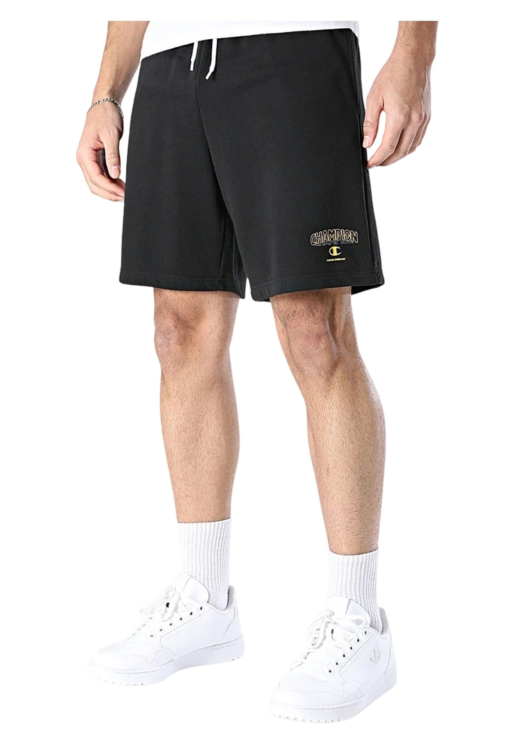 BERMUDA CHAMPION NEGRA ICONS GRAPHIC SHORT