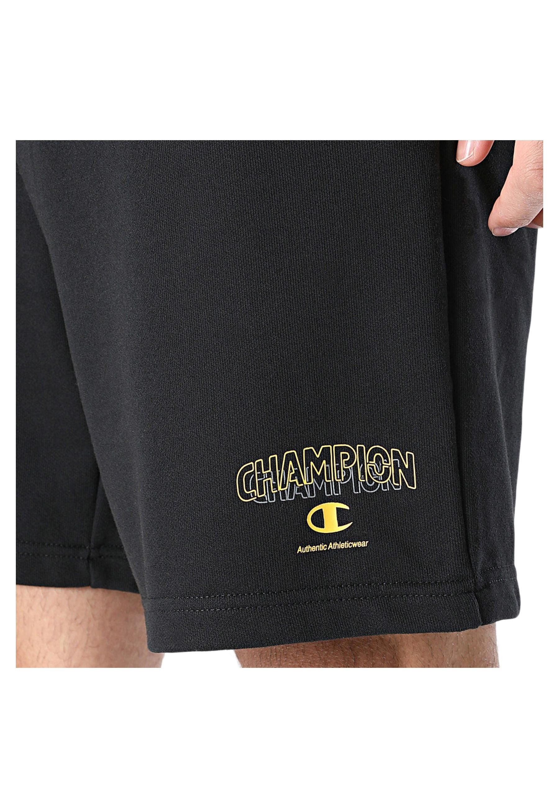 BERMUDA CHAMPION NEGRA ICONS GRAPHIC SHORT