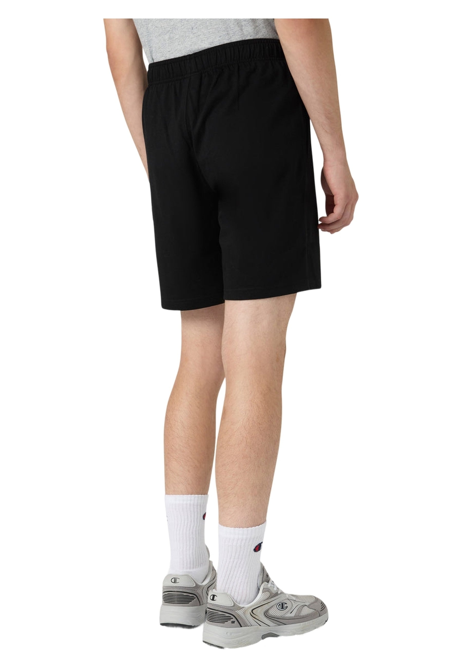 BERMUDA CHAMPION NEGRA SIMPLE LOGO JERSEY SHORT