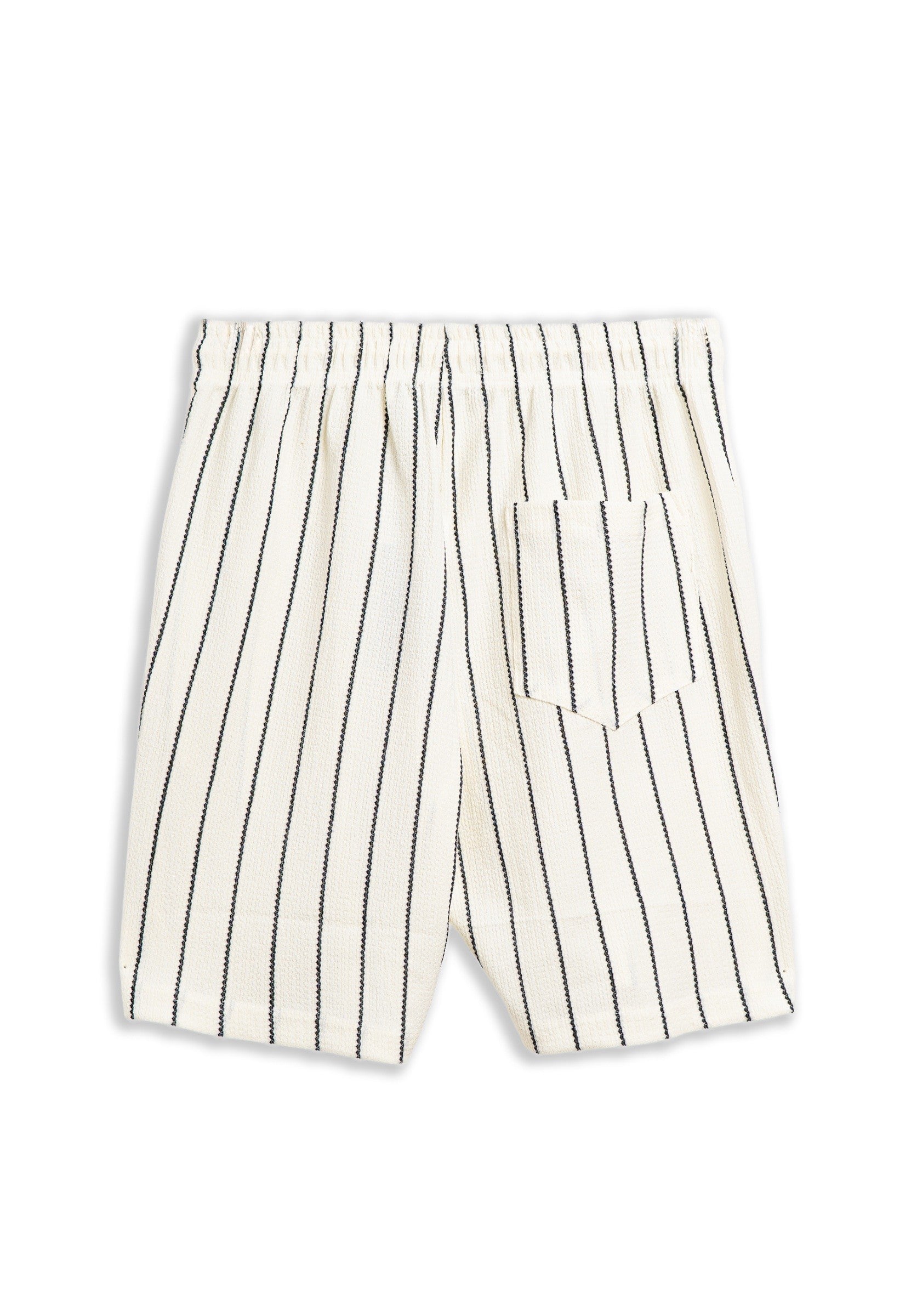 BERMUDA CRUDA RAYAS BRAIDED STRIPPED SHORT
